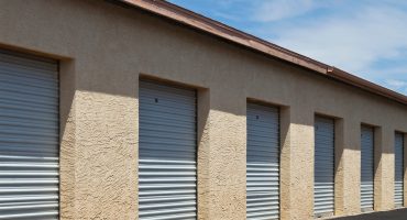 Commercial Storage Facility building with a row of doors