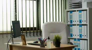 Interior of empty office space